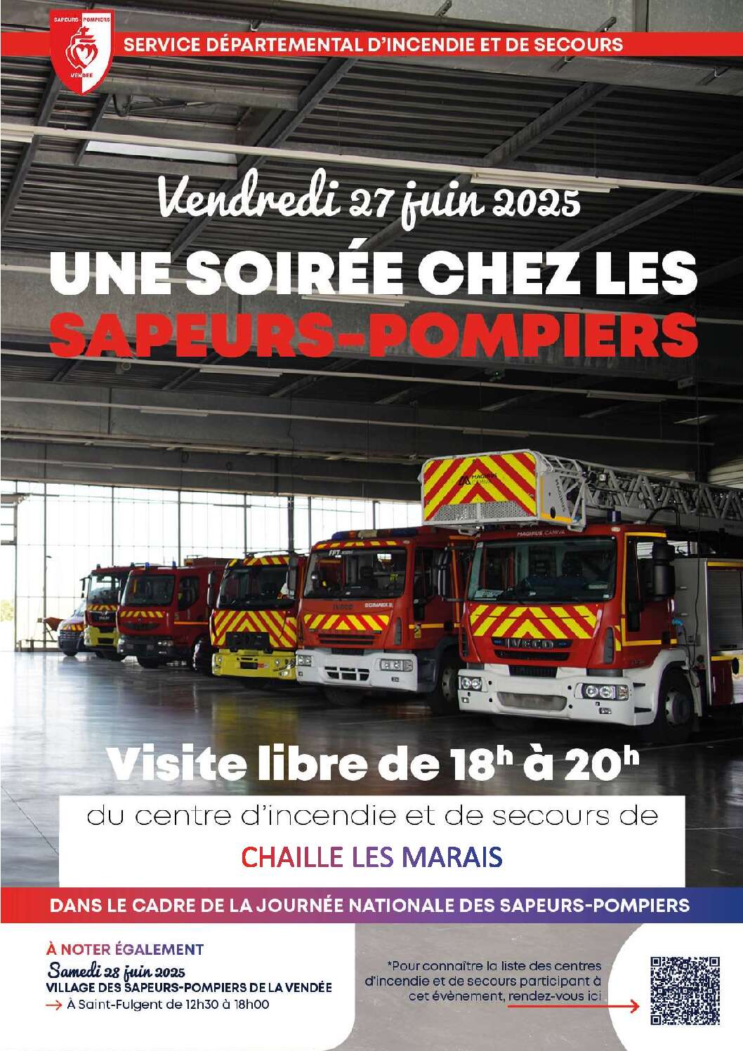 UNE SOIREE CHEZ LES POMPIERS