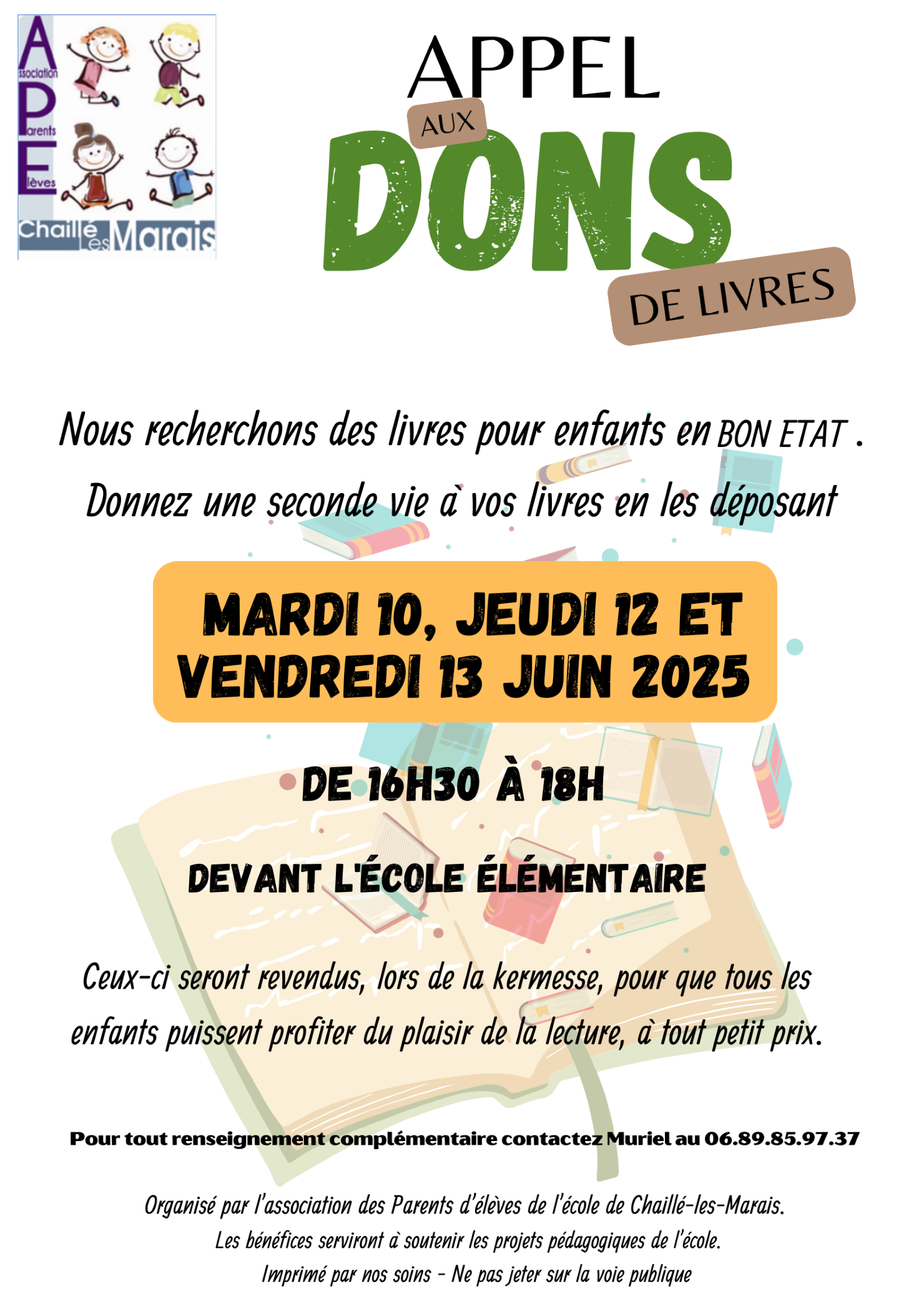 COLLECTE DE LIVRES